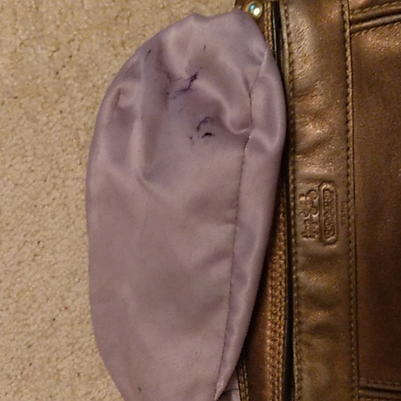 SALE! Coach Zoe Leather Bag - Picture 8 of 8